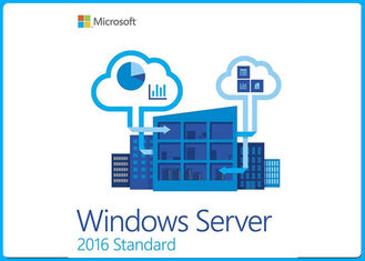 Microsoft Windows Softwares, Windows Server มาตรฐาน 2016 64Bit ภาษาอังกฤษ 1 pk DSP OEI DVD 16 Core